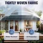 Aleko Fabric Replacement For 20 X 10 Feet Retractable Patio Awning Sunshade