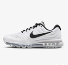 Men s Nike Air Max 2017 Running Shoes White Pure Platinum Black 849559-100 New