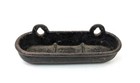 Antique 19th Century Victorian Cast Iron Church Pew Drip Tray