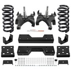 4    6  Drop Kit For Chevy Gmc C1500 88-98  W 1 25  Rotors V8 Lowering Spindle