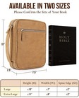 Bible Cover - Bible Case With Durable Handle  Carrying Book Case Church Bag B   