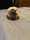 Antique Miners Hat With Mounted Brass Carbide Lamp