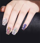 1500 Pieces Ss16 4mm Flatback Rhinestones Ab Clear Round Gems Crystals For Na   