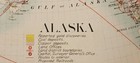 1900 Color Printed Map Alaska