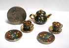 Christmas Tea   Dessert Set   Dollhouse Miniature  uk  1 12 Scale   Accessories