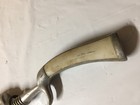 Vtg Waltco Glasscaster Pistol Grip Ice Fishing Rod 23  Spring Loaded Metal