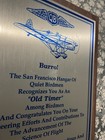 The San Francisco Hangar Of Quiet Birdmen    old Timer    Plaque Pilot Organization