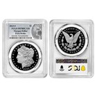 2023-s Proof  1 Morgan And Peace Silver Dollar 2pc Set Pcgs Pr70dcam Fs Morgan