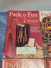 1960s 1970s Pack-o-fun Scrap Craft Magazine November Thanksgiving 4 Issues