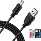 Ti-84 Plus Ce Charger  Ti84 Charger Cable For Texas Instruments Black 