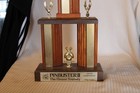 Vintage 1980s Pinbuster Ii Center Championship Bowling Trophy  29  Tall