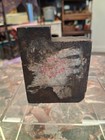Antique Wood And Metal Large Vintage Letterpress Printing Block Rooster Farm