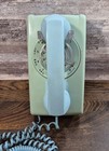 Vintage Bell System Western Electric Rotary Dial Wall Mount Phone Blue