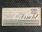 1882 Arnold Gold   Silver Mining Co  Stock Certificate  483   mohave Co   Az 