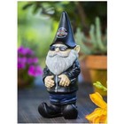 Figurine Gnome Biker Resin Modern Small Multicolor Carved Novelty Home Decor