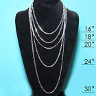 925 Sterling Silver Figaro Mens Boys Chain Necklace  925 Italy All Sizes