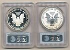 2012 S Sf 2 Coin Silver Eagle Set Pcgs Pr70 First Strike Proof 70 Fs W  Reverse