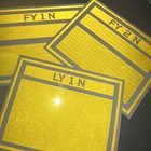 Fusion 1 87 Ho Scale Freight Car Yellow Reflectors Reflective Markings Stickers