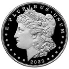 2023-s Proof  1 Morgan Silver Dollar Box  Ogp   Coa