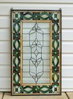 20 w X 34 h Tiffany Style Stained Glass Window Panel Glass Panel