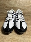 Mens Nike Vapor Edge Speed 360 Football Cleats White Black Navy  Size 8-14