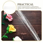 60pcs Diy Floral Stems Artificial Flower Rods Plant Wire Stems Florist Supplies