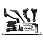 Black Cnc Forward Controls Foot Pegs For Harley Sportster 883 1200 48 72 04-13