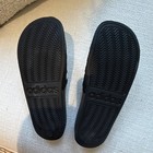 Adidas Adilette Black white 3-stripe Slide Sandals Us 4 Eu 36 Aq2163