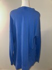 Aerie Sweatshirt Size M Blue Long Sleeve Waffle Knit