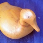 Vintage Old Carved Wood Wooden Carving Miniature Folk Art Deco Decoy Miniature A