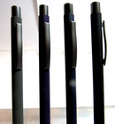 Set Of 4 Terzetti Model Comfy2 Metal Clicktop Ballpoint Pen-rubberized Body-