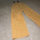 Vintage Carhartt R01 Duck Bib Overalls 40x32 Brown Made In Usa 2011 Workwear