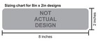 8in X 2in Do Not Block Door With Deliveries Vinyl Sticker Business Sign Decal