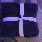 Hotel 100  Cotton Blue 4-piece Towel Set 30x56 Made In Green By Oeko-tex