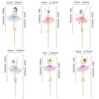 Ballerina Cupcake Toppers For Birthday  Baby Shower  Wedding Party Decorations