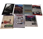 Lot Of 7 Vtg Steam Locomotive Train Books Pennsylvania Railroad Gatefolds Set