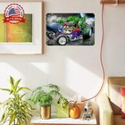 Vintage Racing Metal Sign  Retro Garage Tin Sign  Car Lover Gift wall Decor For