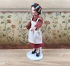 Dollhouse Porcelain Doll Modern Grandma Or Mom With Curlers 1 12 Scale Miniature