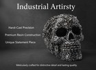5 7  Steampunk Skull Statue Gothic Decor With Mechanical Screws