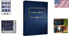 Coin Collecting Binder No Pages 00mm Album Federal Blue Scrapbook