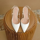 Women s Strappy Buckle Slingback High Heel Shoes Pointed Toe Stiletto Sandals