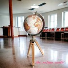 18    Floor World Globe W  Wooden Tripod Stand Modern Map Atlas Home Decor Gift