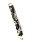 Twisted Orgone Tourmaline   Selenite Combination Reiki Big Orgone Energy Wand