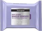 Makeup Remover Night Calming Cleansing Towelettes  Disposable Nighttime Face