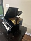 Vintage Wonderland Mini Black Baby Grand Playing Piano  tabletop Size 