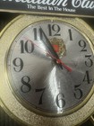 Vintage Canadian Club Whiskey Captains Wheel Clock Works Great 