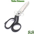 Tailor Scissors 9    Sewing Dressmaking Upholstery Fabric Cutting Taylor Black Han