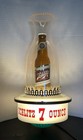 Vtg 1959 Schlitz Beer Light Up Wall Mount Sconce 7 Oz Bottle Bar Sign Adv Works