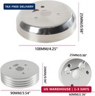 5   6 Hole Billet Steering Wheel Hub Adapter Silver
