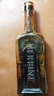 Antique Herbine St Louis Embossed Medicine Bottle Corked W  Original Contents 